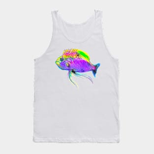 Colorful Neon Fish Tank Top